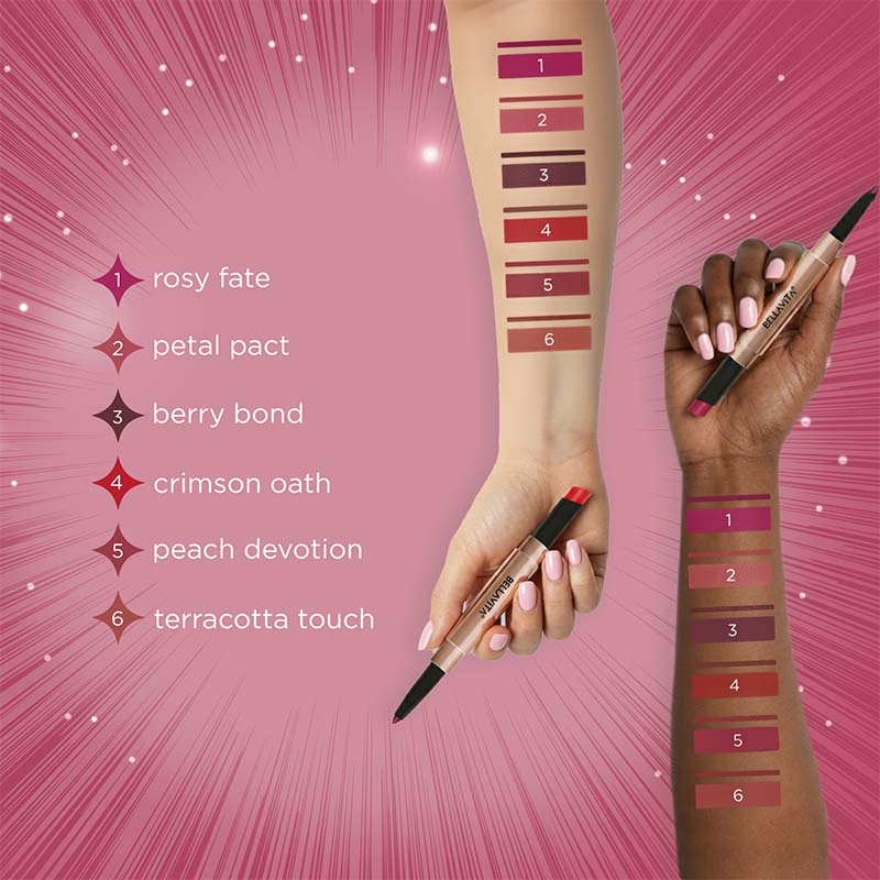 TWIN FLAME- LIPSTICK & LIP LINER DUO