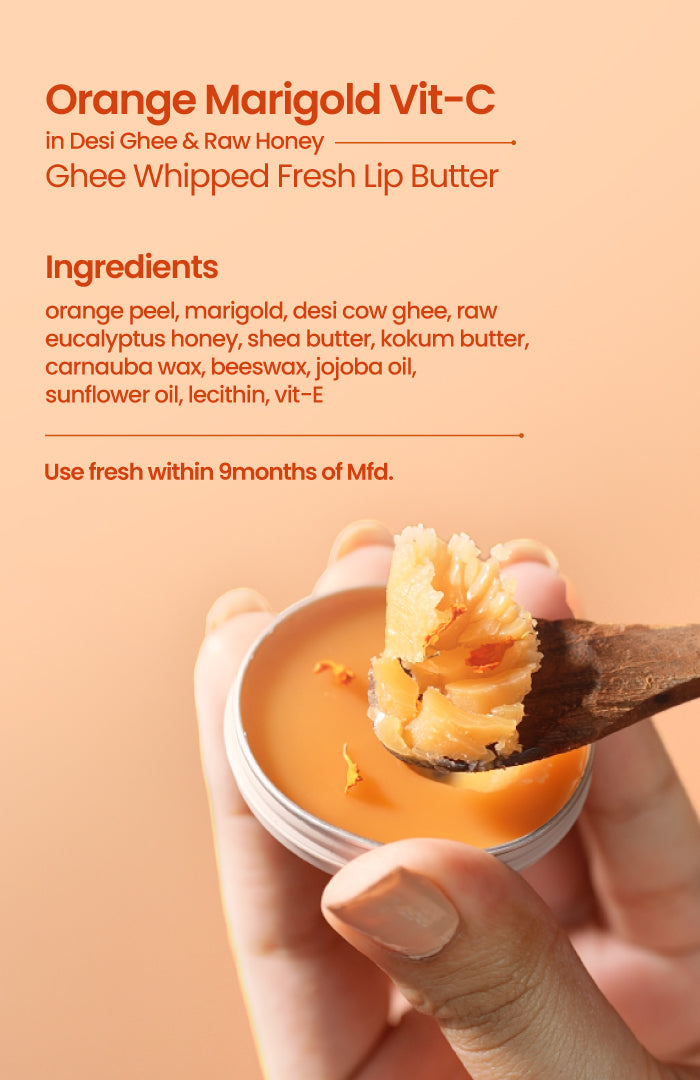 Orange Marigold Vit-C Lip Butter 8g x 2個