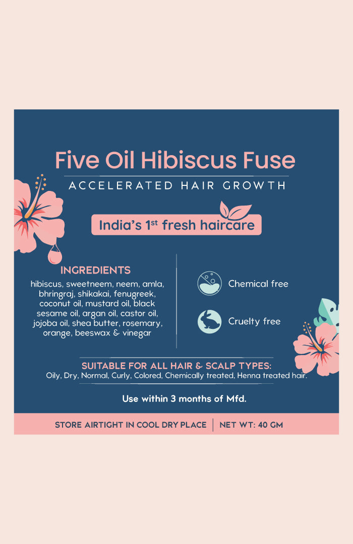 Fresh Hibiscus Hair Growth NutriMask 40g × 3