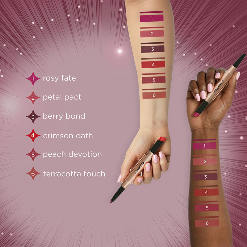 TWIN FLAME- LIPSTICK & LIP LINER DUO