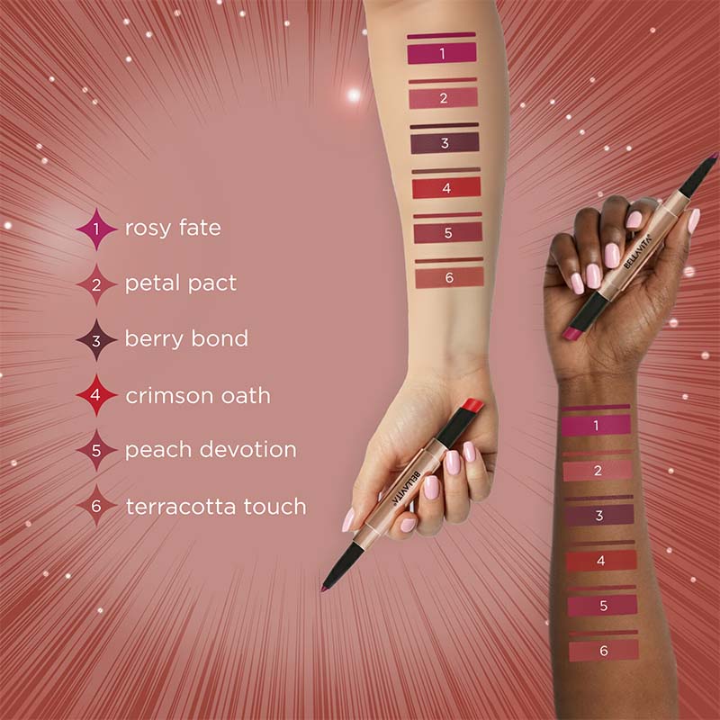 TWIN FLAME- LIPSTICK & LIP LINER DUO