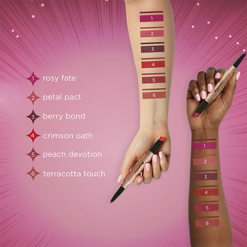 TWIN FLAME- LIPSTICK & LIP LINER DUO