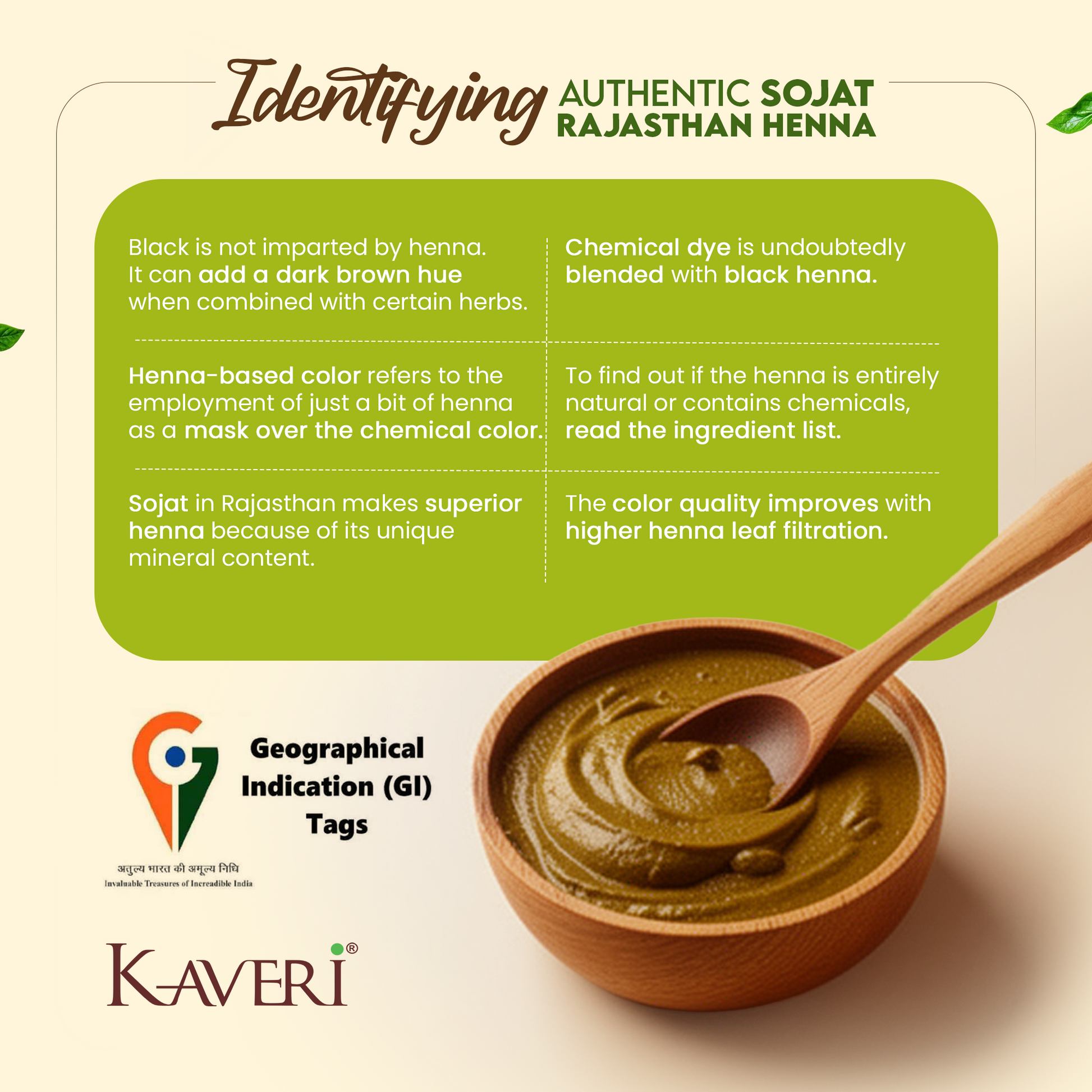 KAVERI Ready to Use Henna Paste for Hair – Natural Hair Color with Henna, Amla & Shikakai – Rich Brown Shade – 250g 250g