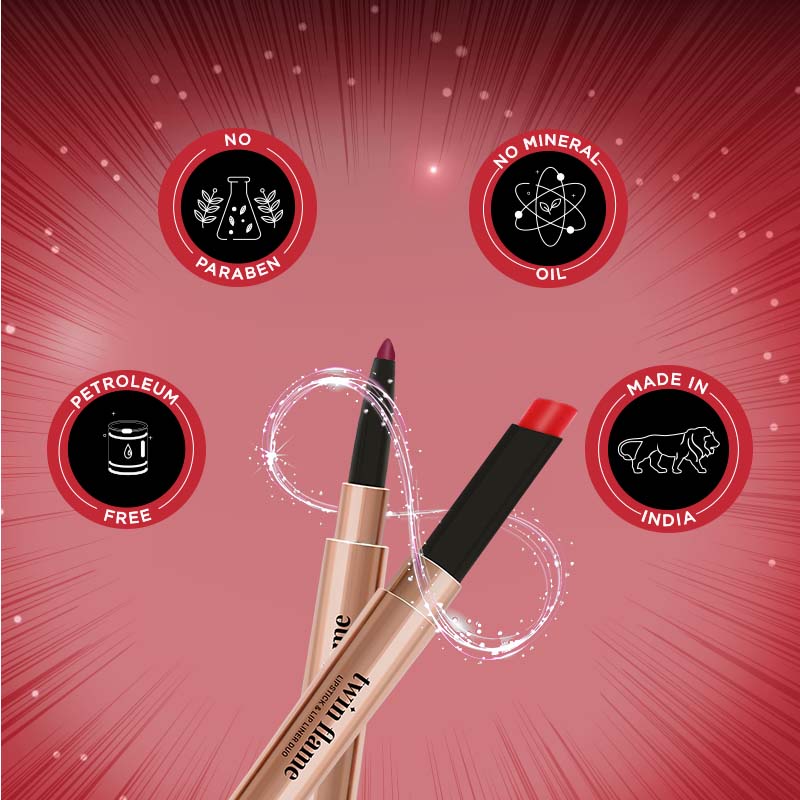 TWIN FLAME- LIPSTICK & LIP LINER DUO