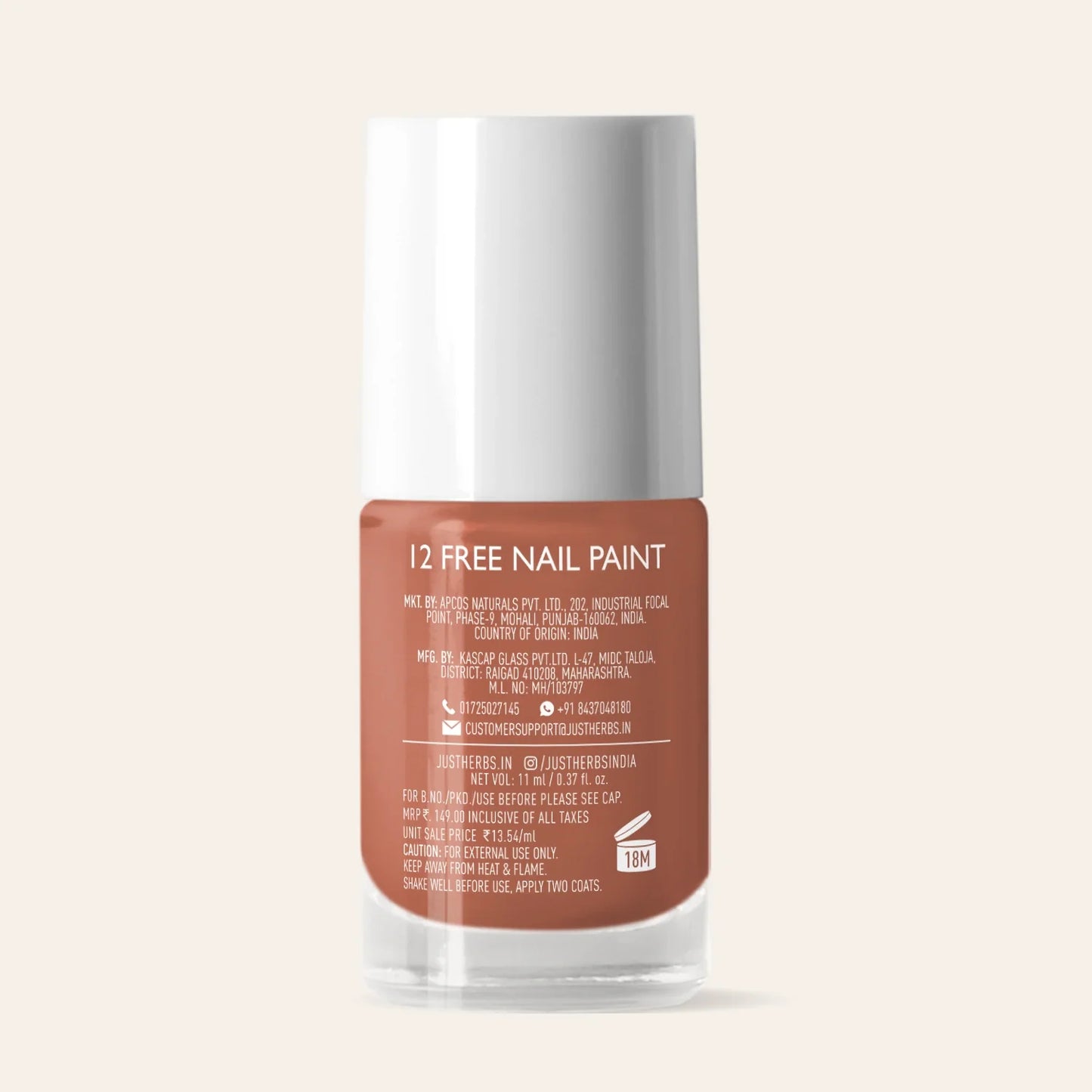 Nail Paints | 12-Free Formula 6g