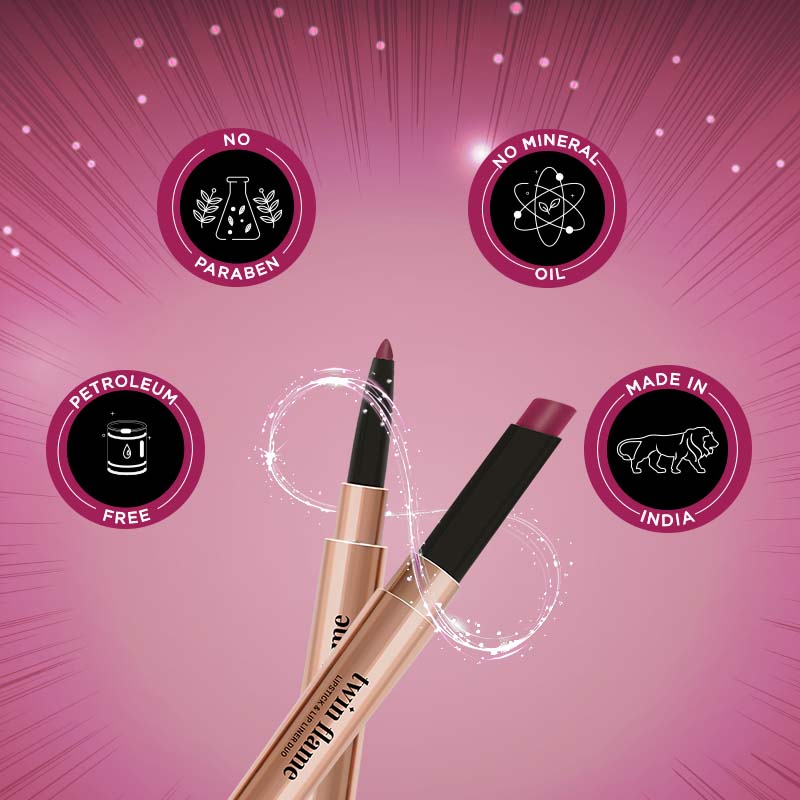 TWIN FLAME- LIPSTICK & LIP LINER DUO