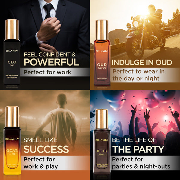 Luxury Perfume Gift Set For Men - 4 x 20ml (Occasions) 20ml