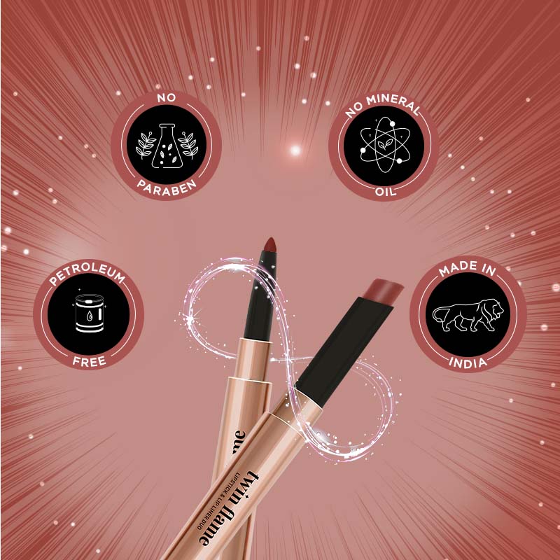 TWIN FLAME- LIPSTICK & LIP LINER DUO