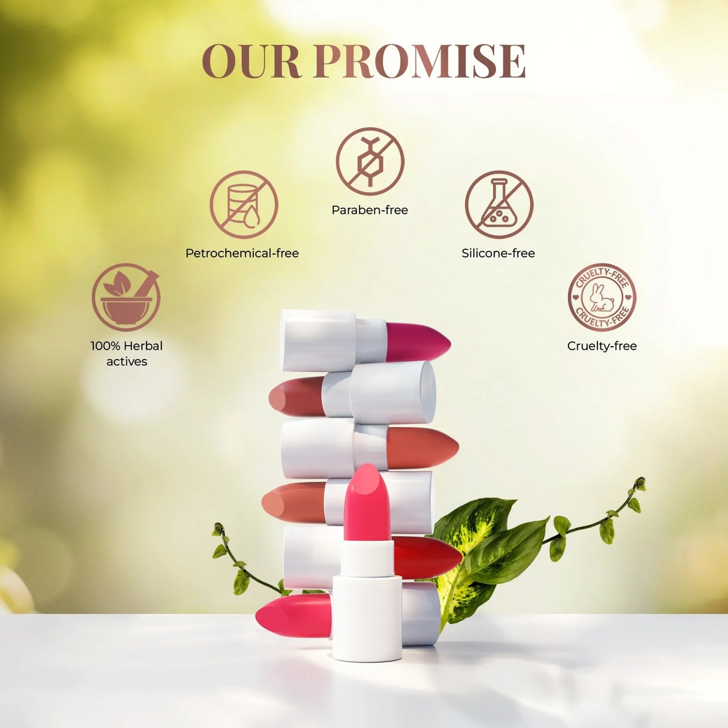 Herb Enriched Ayurvedic Lipstick Micro-Mini Kit - 8 shades