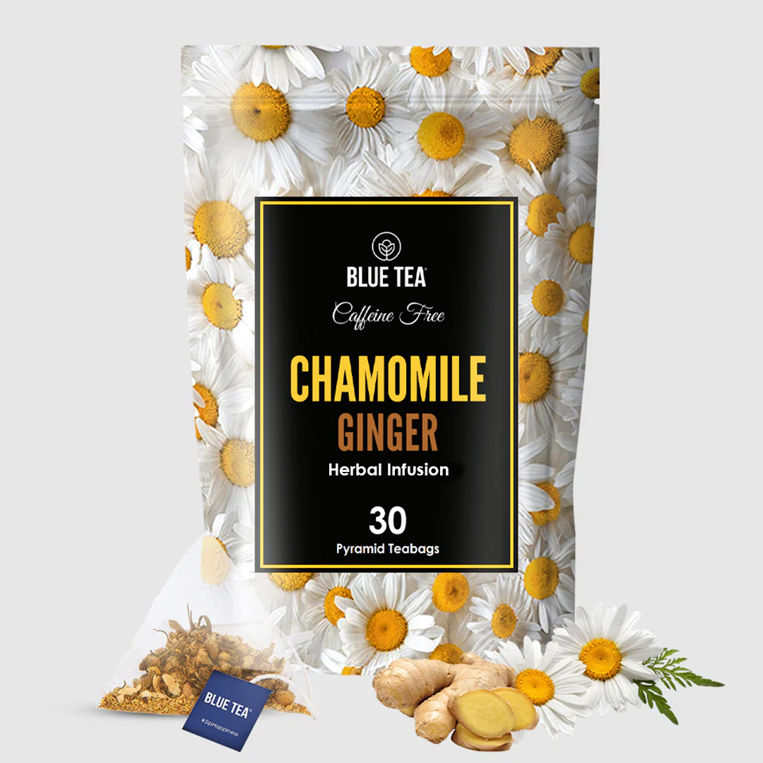 Chamomile Ginger Herbal Tea - 30 Tea Bags 30 Tea Bags