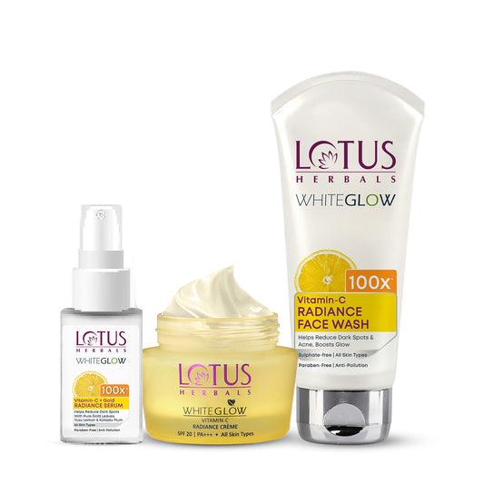 WhiteGlow Vitamin-C + Gold Radiance Regime Combo