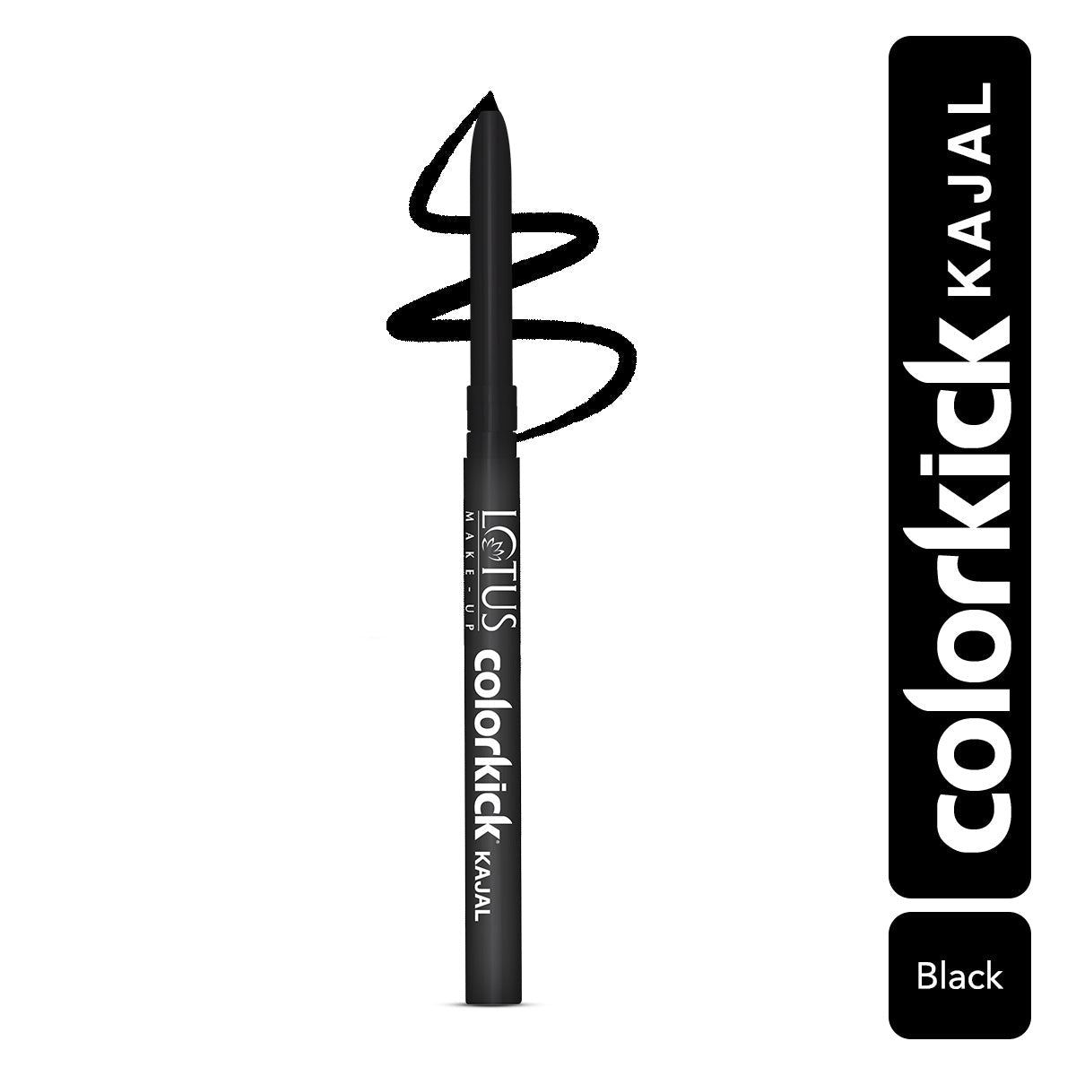 Colorkick Kajal - Black (Pack of 2) Pack of 2