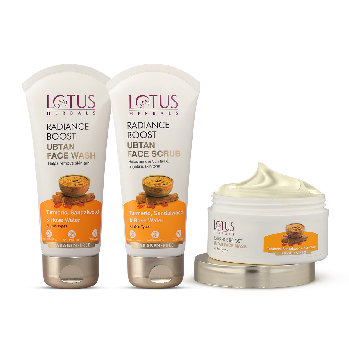3X Ubtan Exfoliation Kit Combo