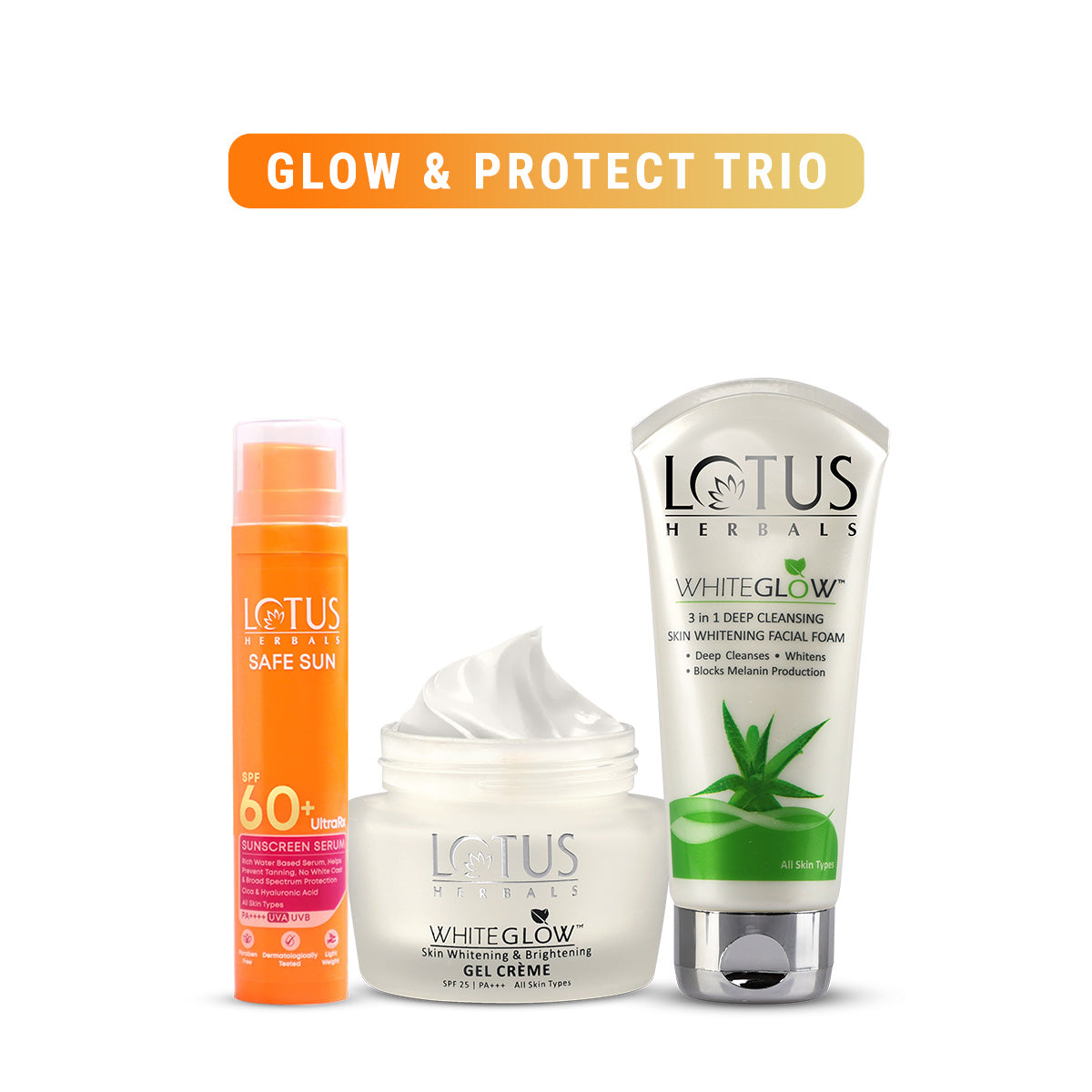 WhiteGlow Glow & Protect Trio Combo