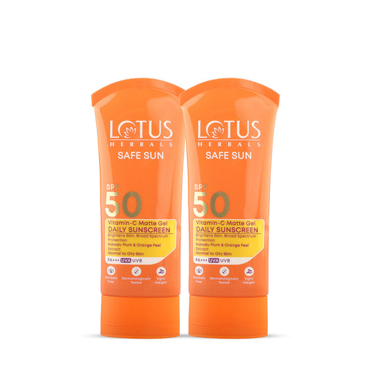 Safe Sun Vitamin-C MatteGEL Daily Sunscreen SPF 50 100g