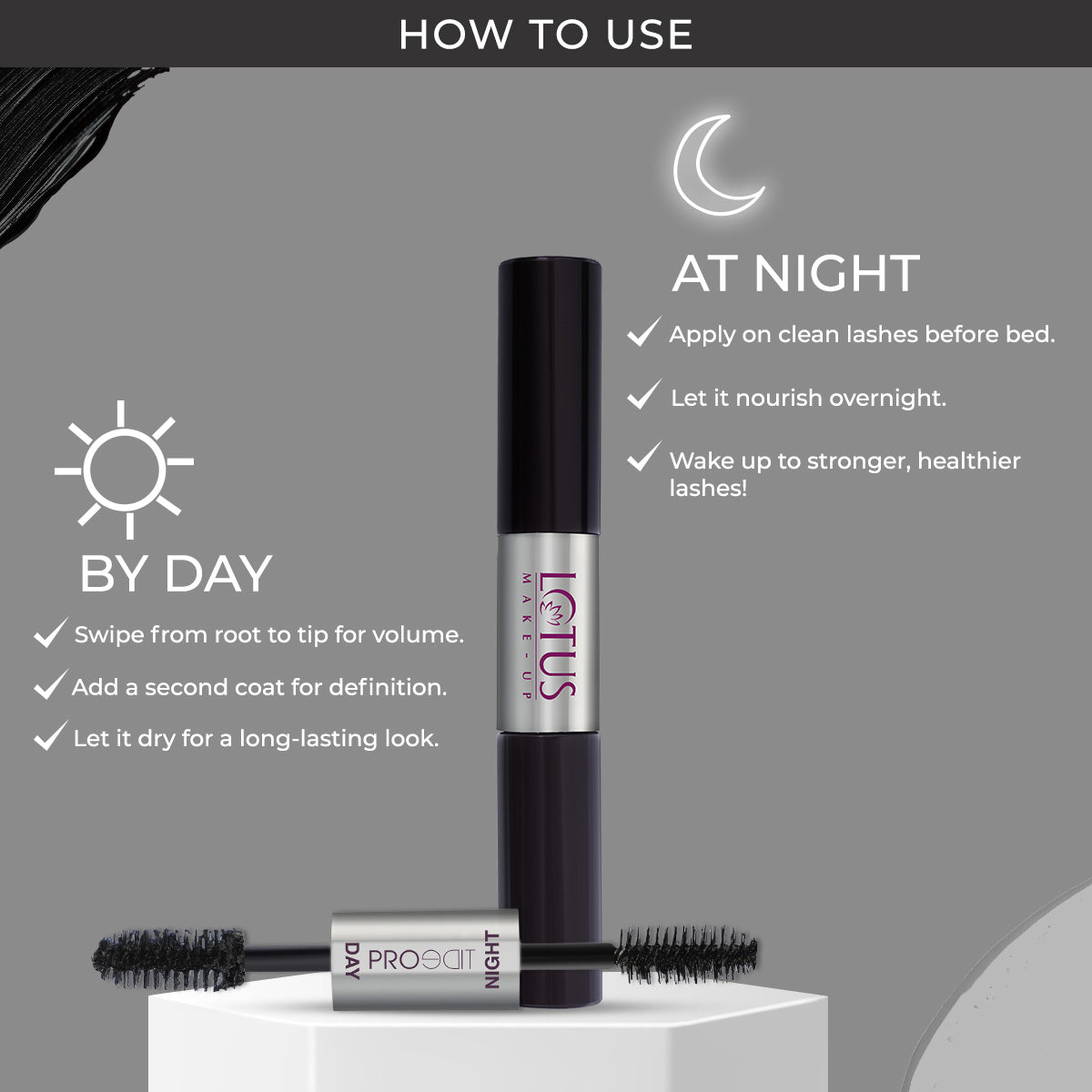 Proedit Day & Night Mascara 13 GMS