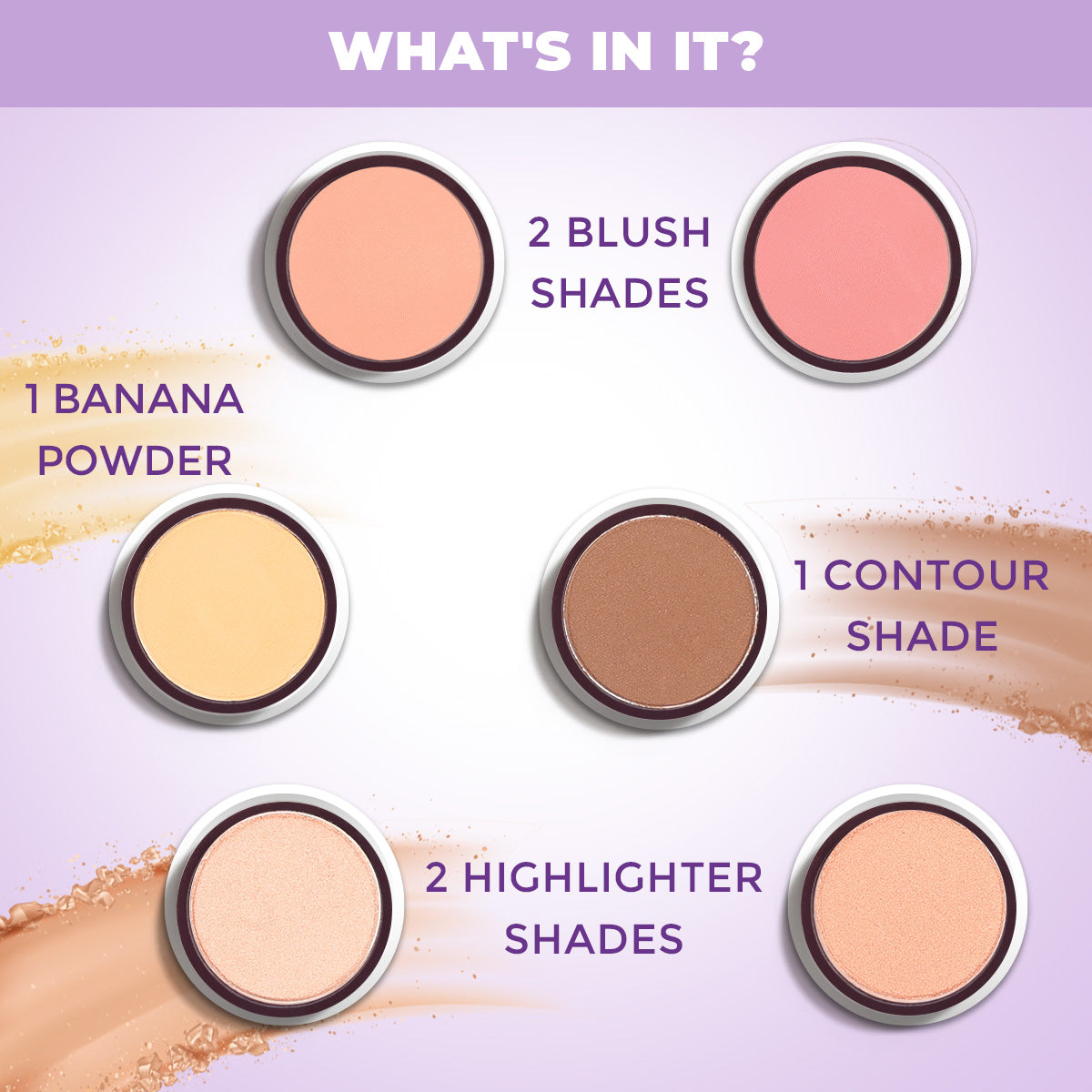 Proedit Power Trio Face Palette 6*2.2g