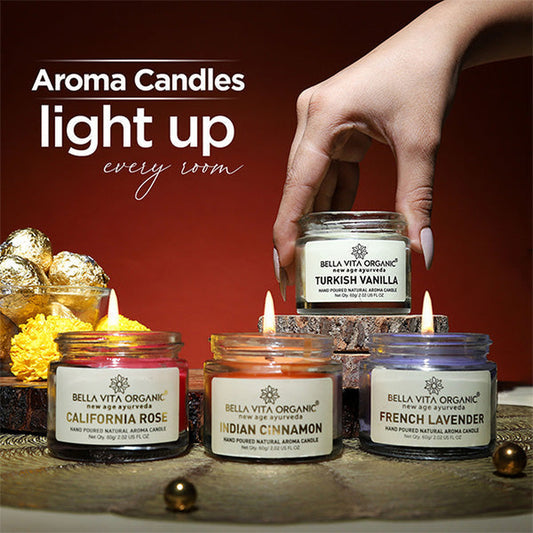 【Bella Vita】 Scented Candles Set - 4 x 60g｜アロマキャンドル セット｜60g