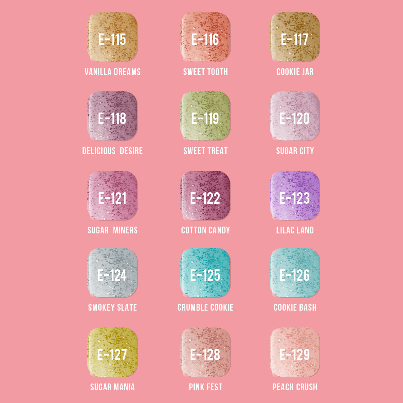 Make-Up Ecostay Cookie Crumble Nail Enamel | Chip Resistent | 10ml Vanilla_Dreams_E115 / 10ml