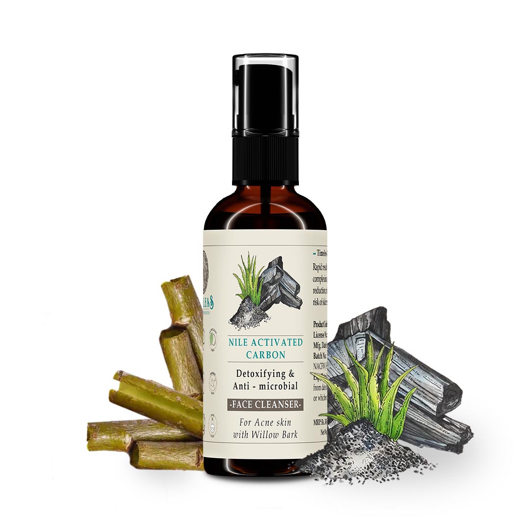 Nile Activated Carbon Face Cleanser For Acne 50ml