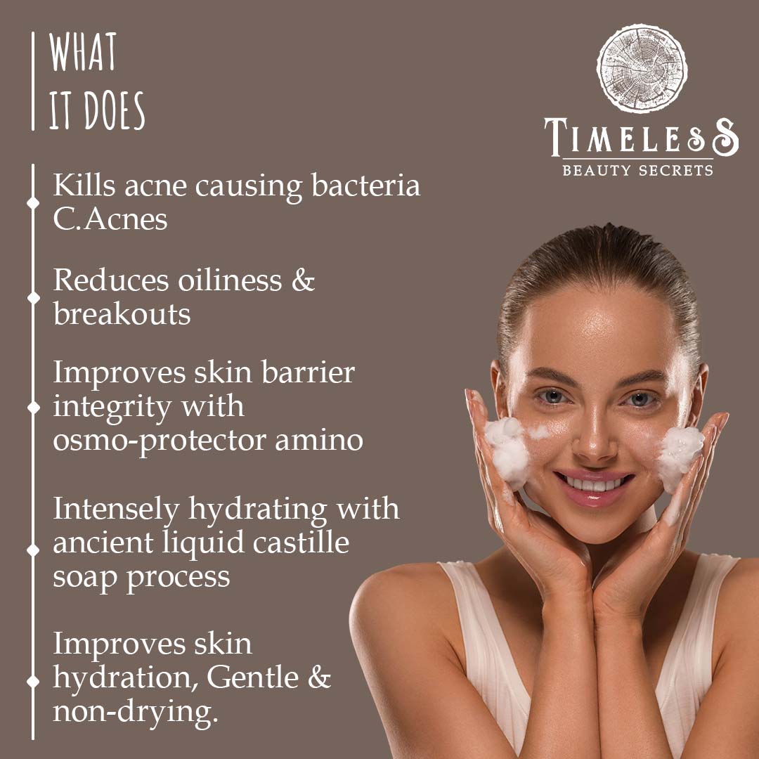 Nile Activated Carbon Face Cleanser For Acne 50ml
