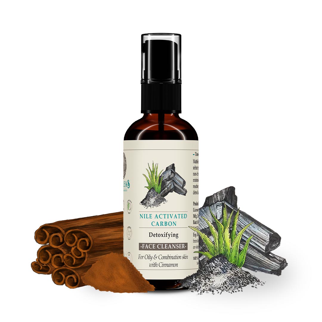 Nile Activated Carbon Face Cleanser For Oily & Combination Skin 100ml