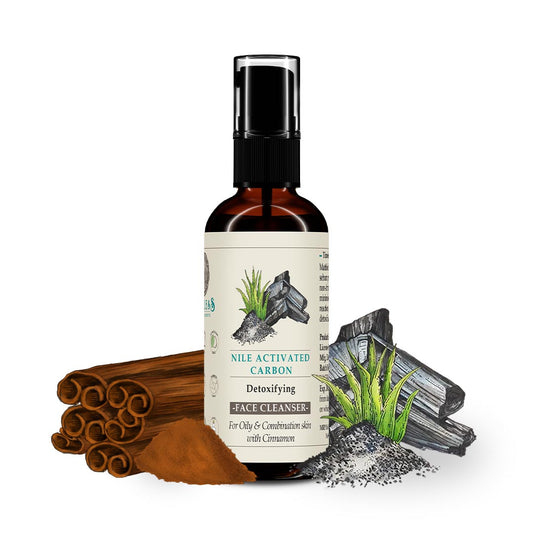 Nile Activated Carbon Face Cleanser For Oily & Combination Skin 100ml