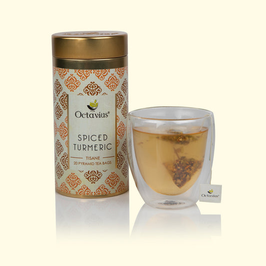 Spiced Turmeric Herbal  (20 Pyramid Tea Bags) 20 Pyramid