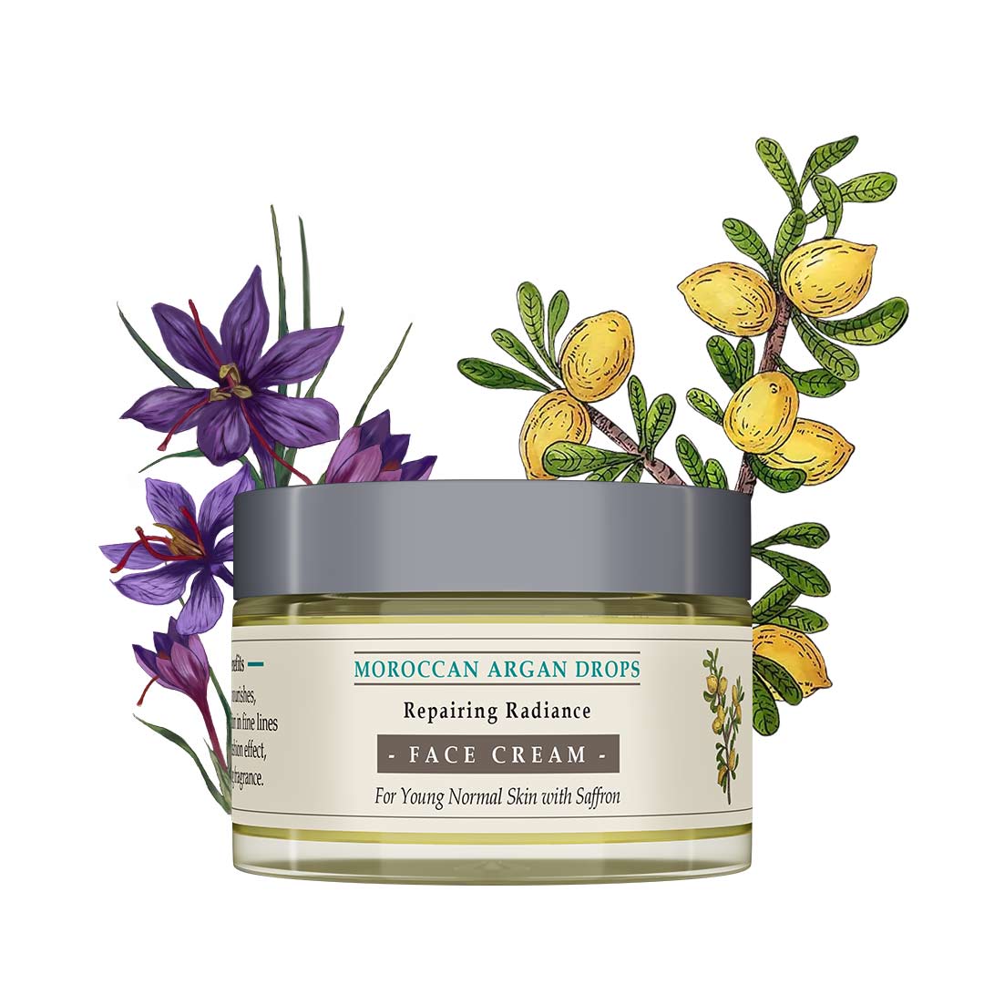 Moroccan Argan Drops Repairing Radiance Face Cream For Normal Skin 50g