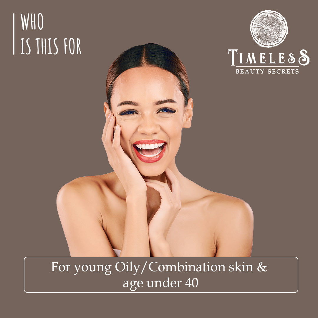 Moroccan Argan Drops Repairing Radiance Face Cream for Young Oily & Combination Skin 30g