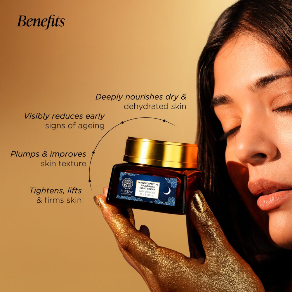Transformative Soundarya Night Cream With 24K Gold 12g