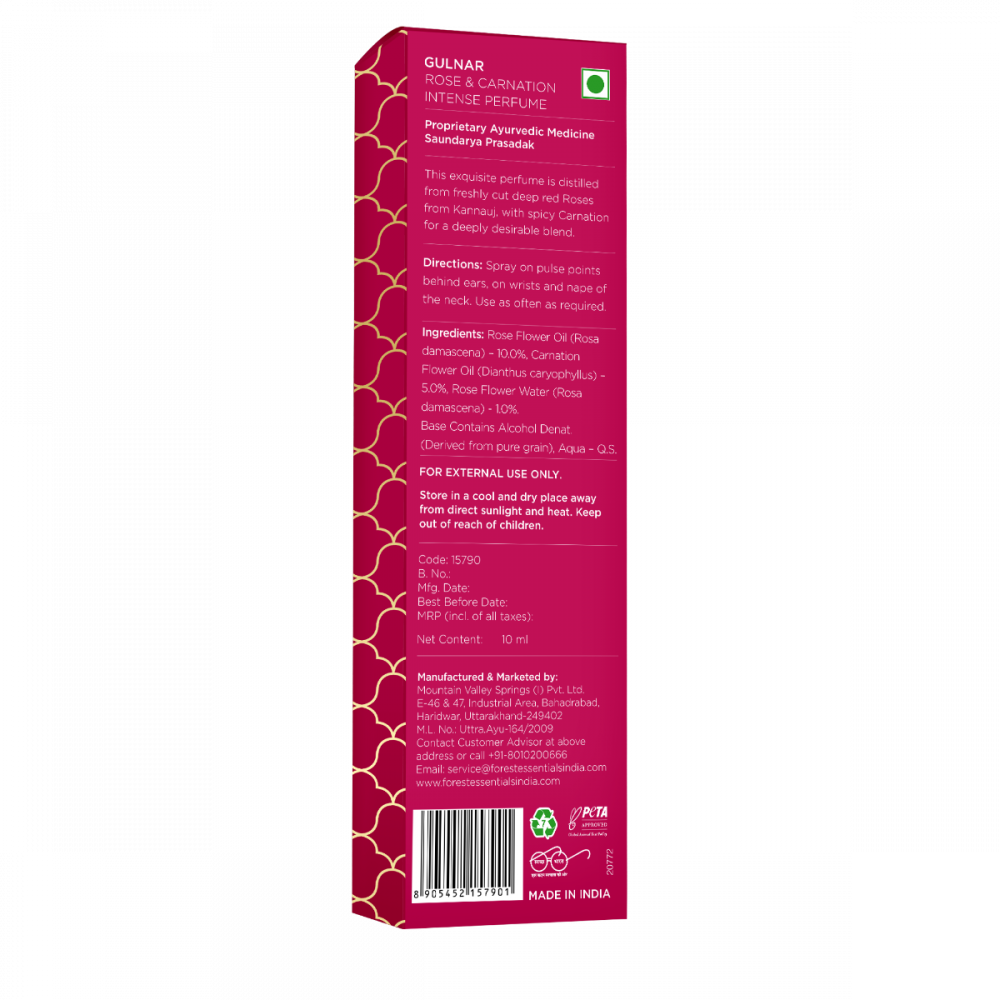 Intense Perfume Gulnar - Rose & Carnation 200 ml
