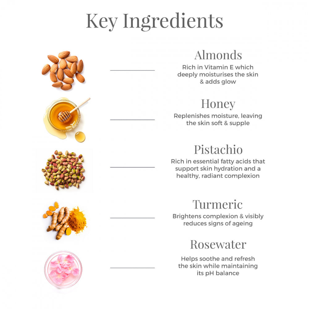 Facial Cleanser Almond, Pistachio & Honey 50 ml