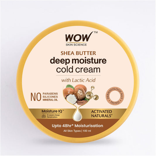Shea Butter Deep Moisture Cold Cream Deeply Hydrates & Softens Skin 100ml