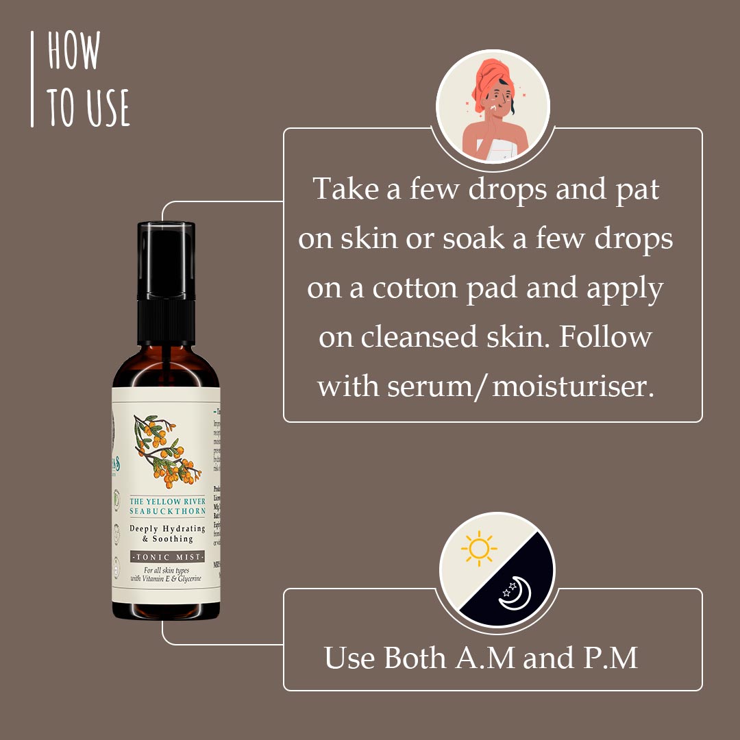 The Yellow River Sea Buckthorn Hydrating Face Toner 100ml