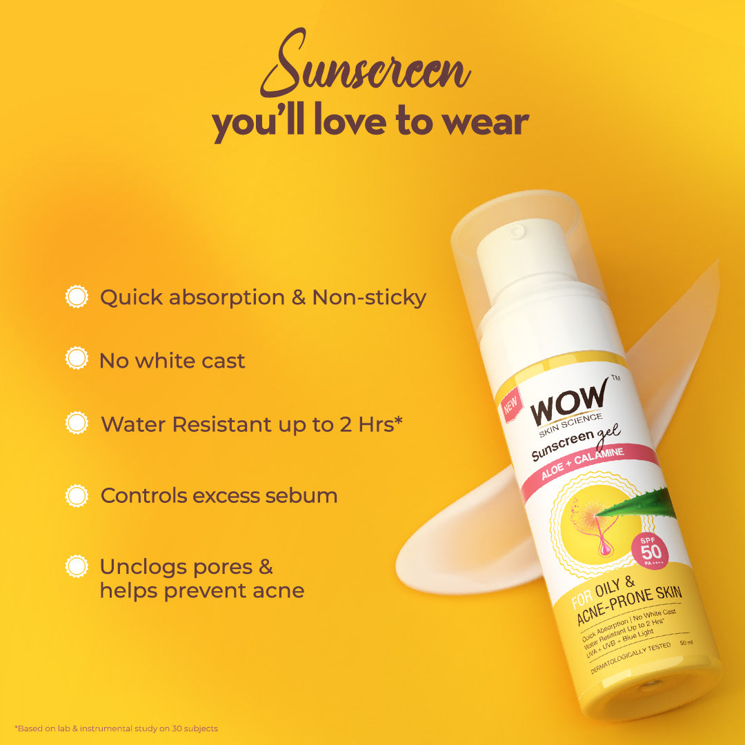 Sunscreen Gel Spf 50 Oily Skin 50ml
