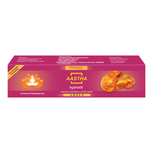 Aastha Agarbatti Amber (125 g)