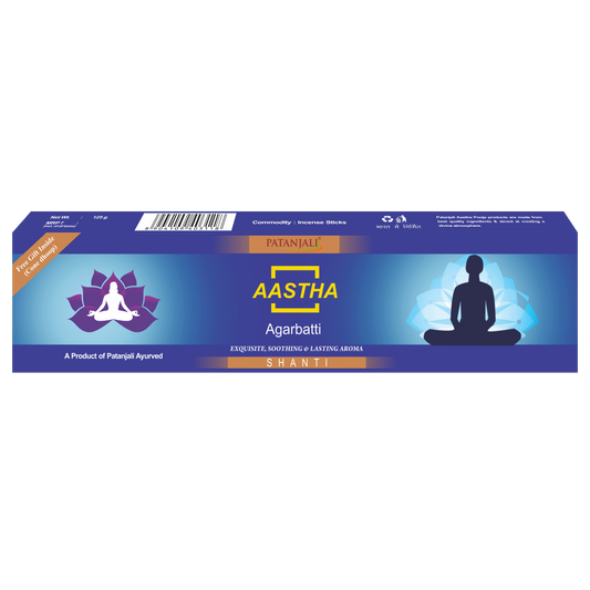 Aastha Agarbatti Shanti (25 g) 125g