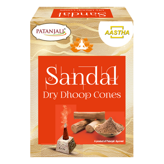 Aastha Sandal Dry Dhoop Cone