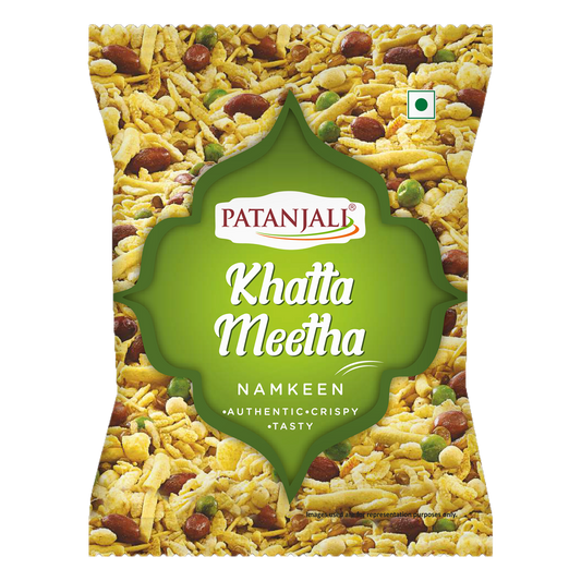 【Patanjali】 Namkeen Khatta Meetha 400g｜パタンジャリ カッタメータ スナック｜42g