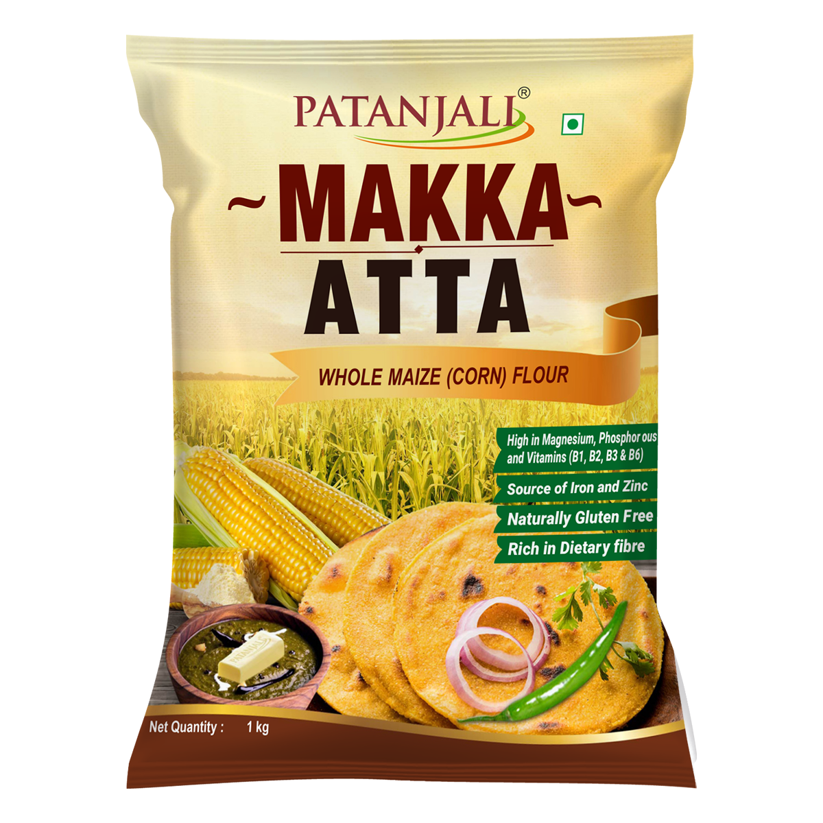 Patanjali Makka Atta (Maize Atta) (1 kg)