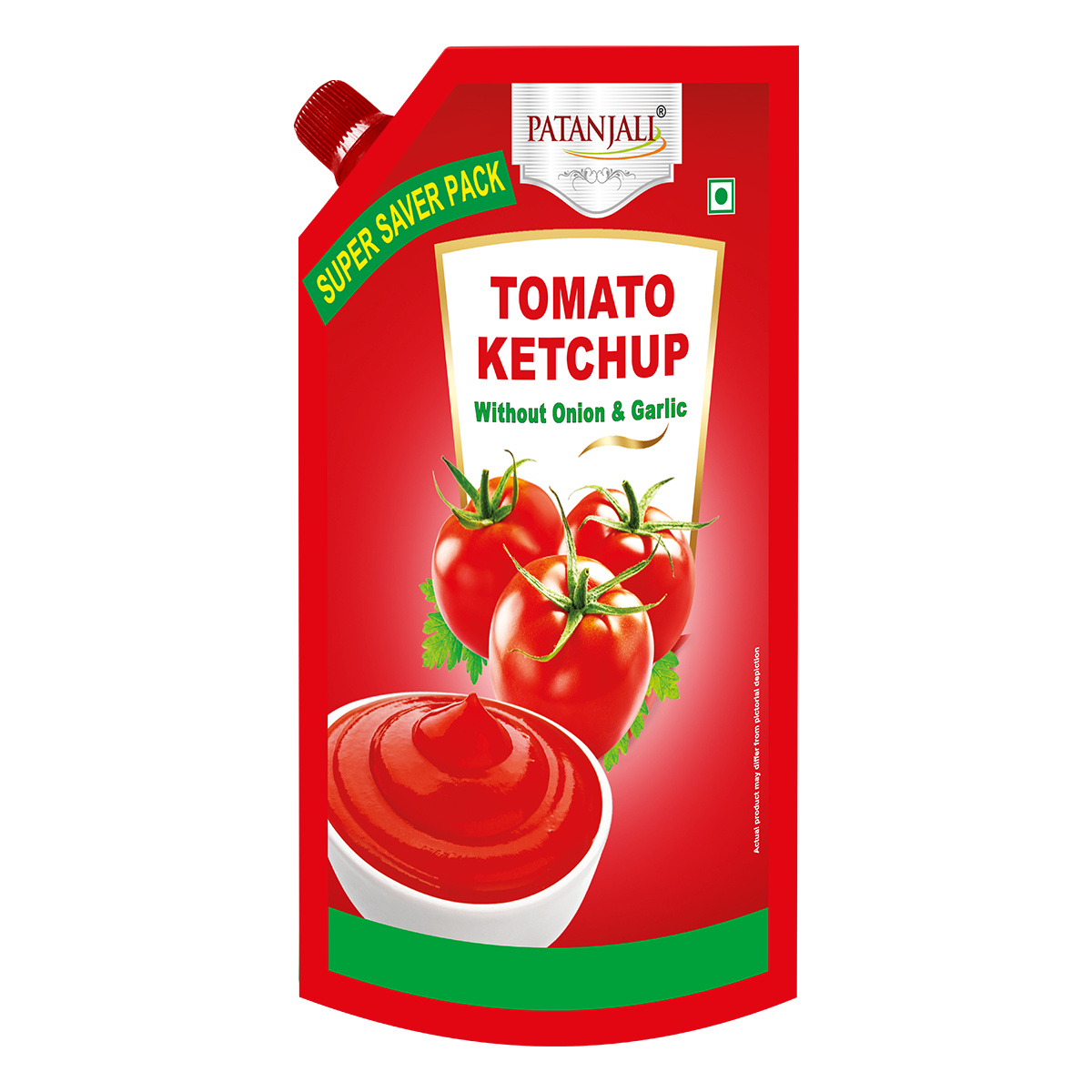 Patanjali Tomato Ketchup W/o Onion Garlic (P) (950 g)