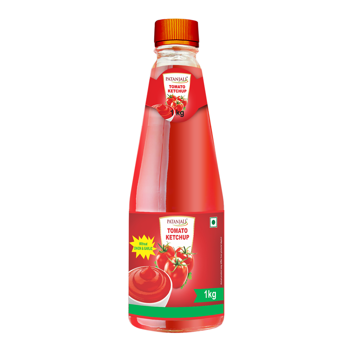 Patanjali Tomato Ketchup W/o Onion Garlic (B) (500 g) 1000g
