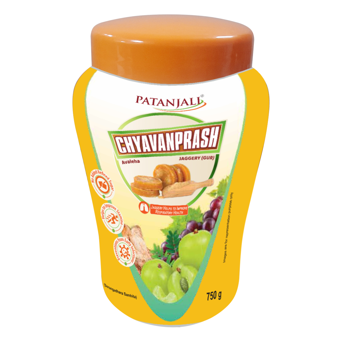 Patanjali Jaggery (Gur) Chyavanprash (750 Gram)