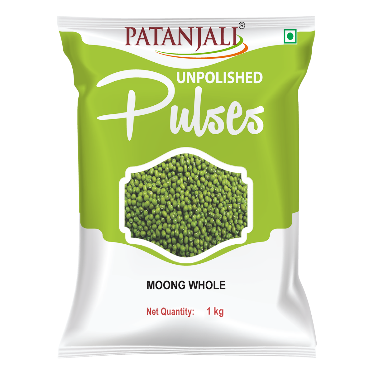 Patanjali Unpolished Moong Sabut (500 g) 1000g
