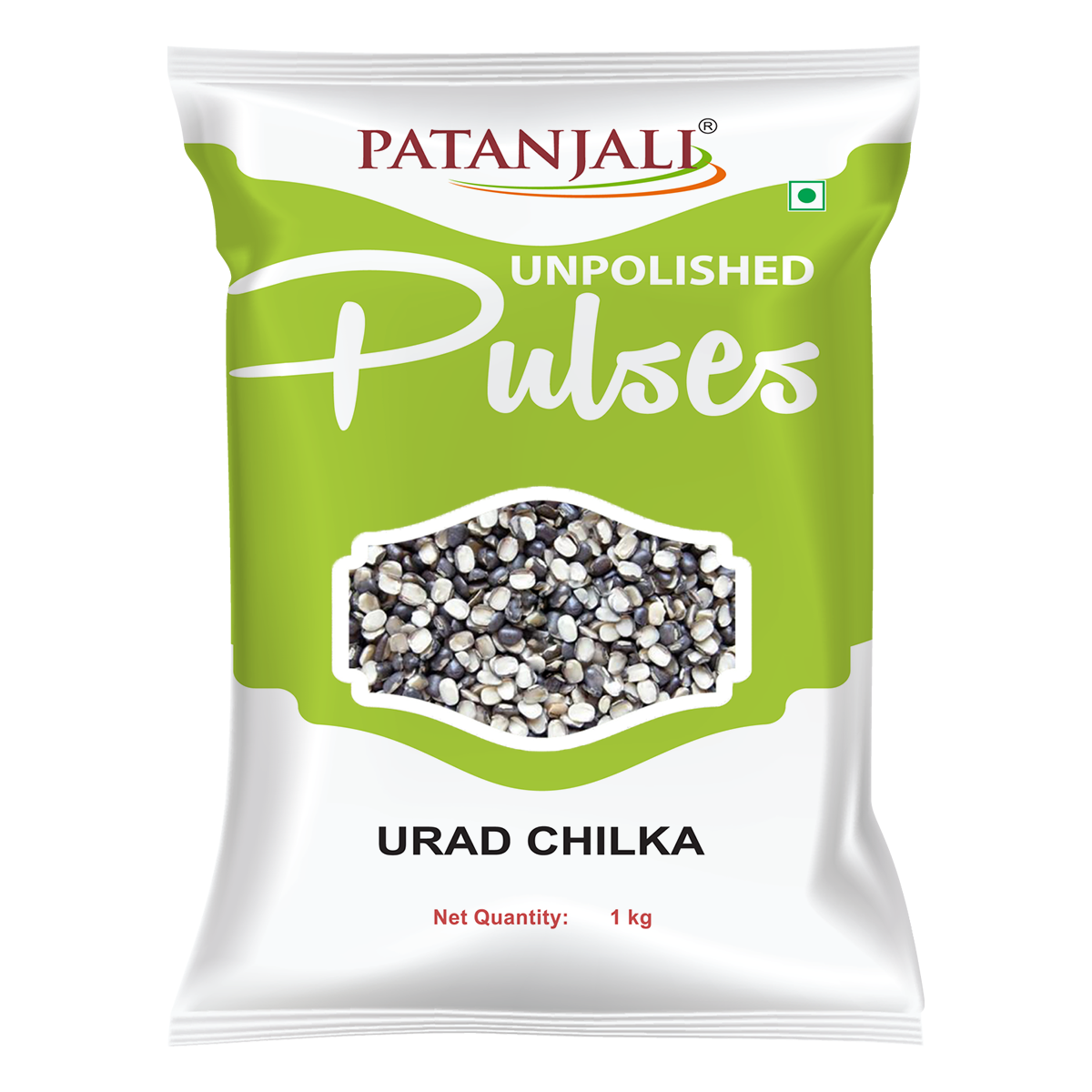 Patanjali Unpolished Urad Chilka (1 kg)