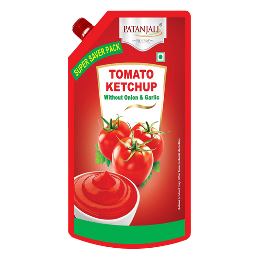 Patanjali Tomato Ketchup W/o Onion Garlic (P) (950 g) 450g