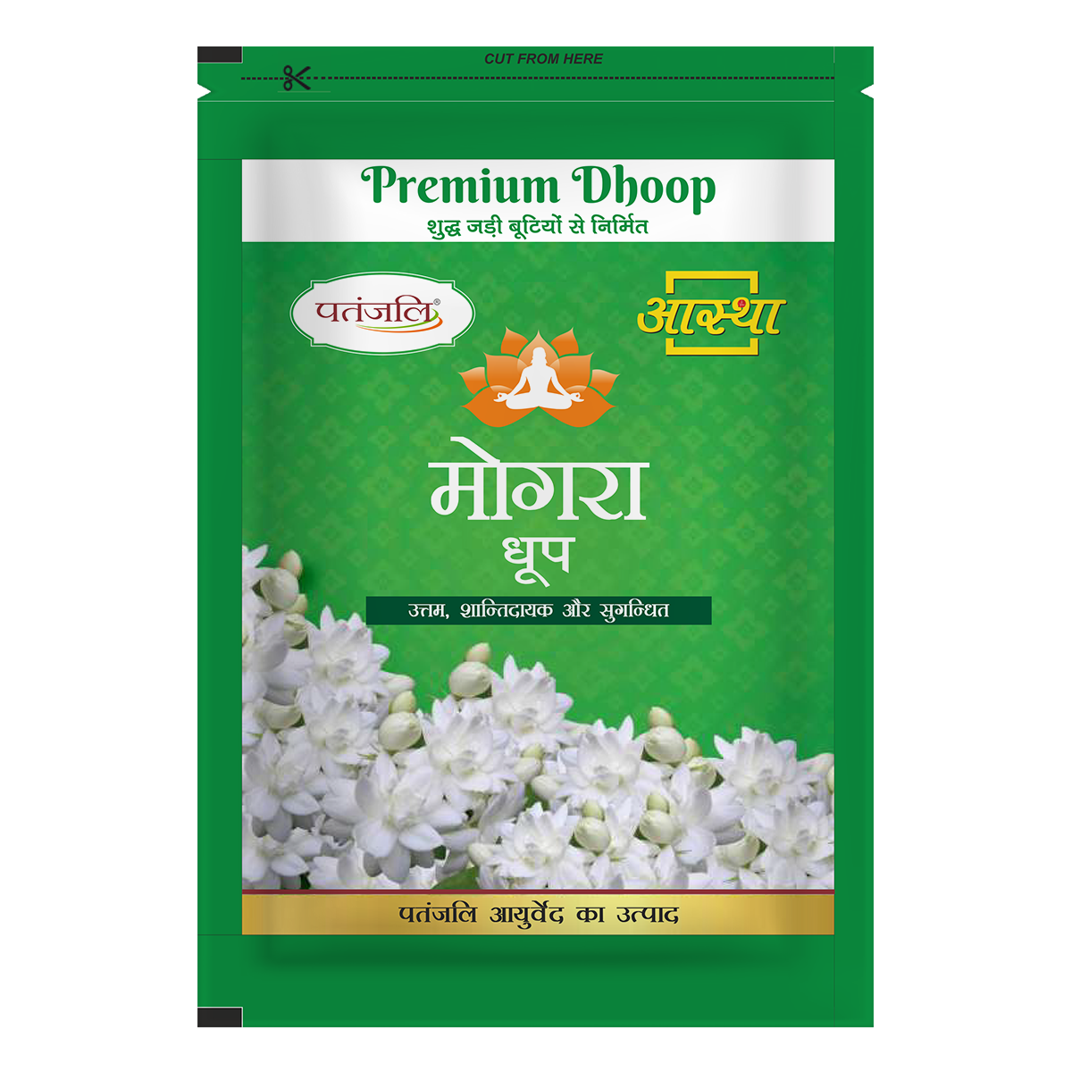 Aastha Premium Mogra Dhoop - 20 N (140 g)