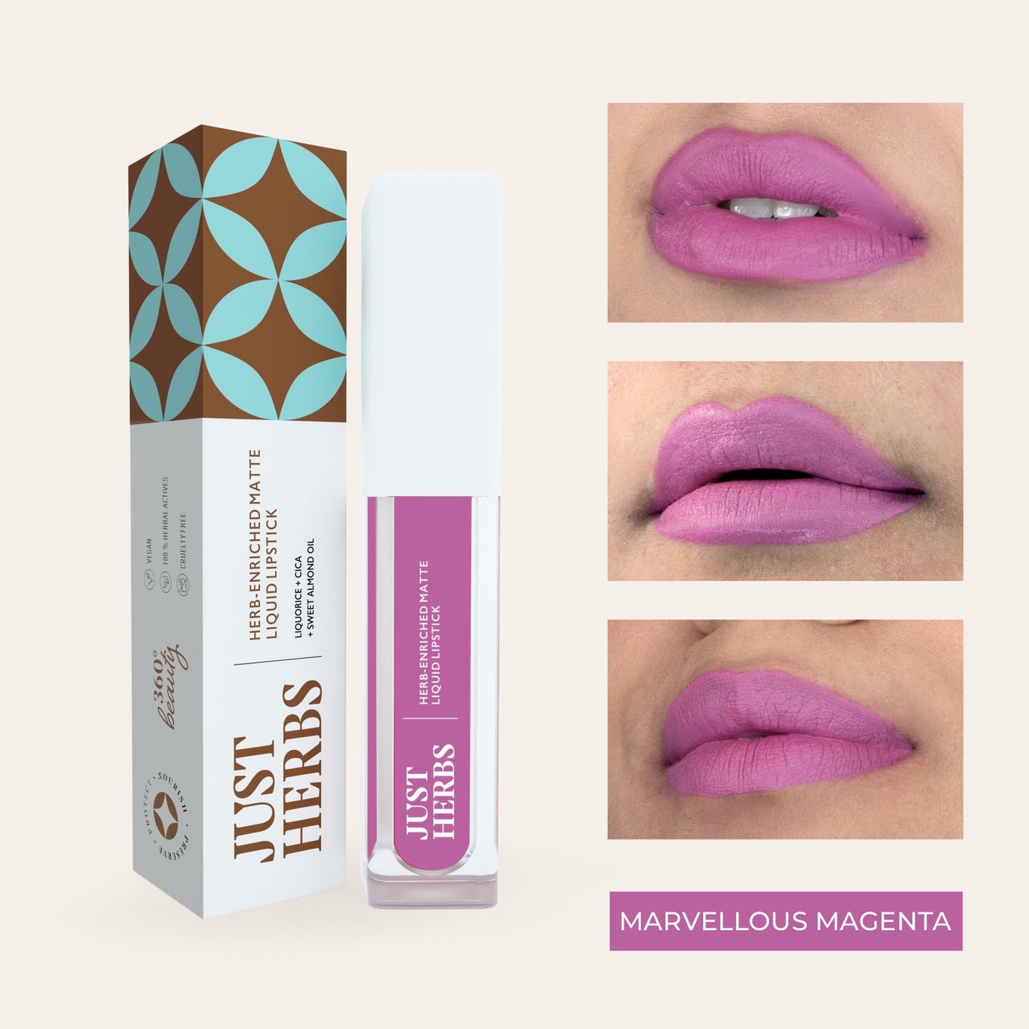 Herb-enriched Matte Liquid Lipstick