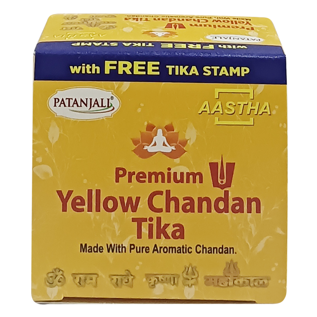 Aastha Yellow Chandan Geela Tika
